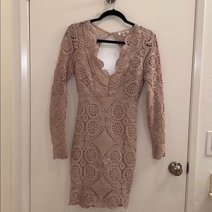 Long Sleeve Lace Dress